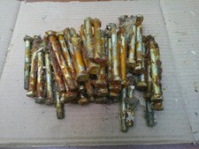 4 - Vintage British ABL - 3/8" BSF x 4" long Hex Head HT Bolts - A15 - 33J