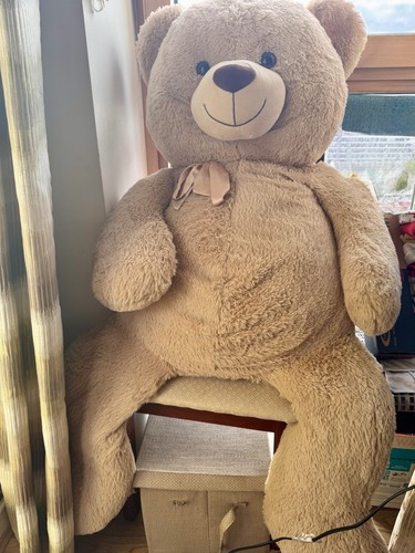 Message first giant teddy - first, !