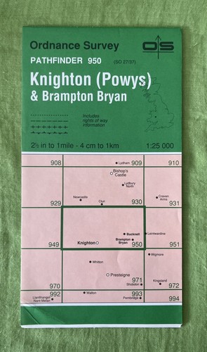 Vintage pathfinder map 950 - map,
