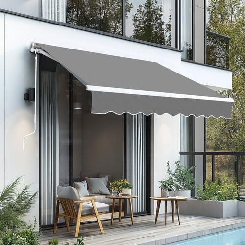 Garden retractable awning - 2.5m,