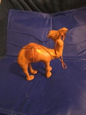 Vintage leather camel ornament