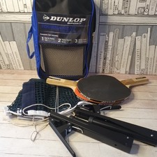 Dunlop Sport 2 Player Table Tennis Set In Case Bats X2 Net *No Balls*
