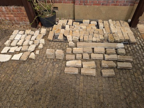 Purbeck stone building bricks - purbeck,