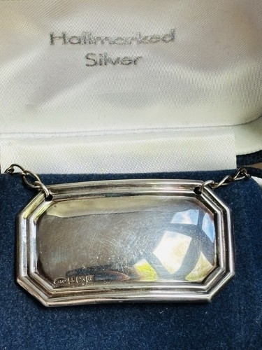 Vintage silver drink decanter