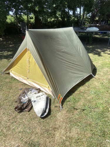 Vintage person tent - person,