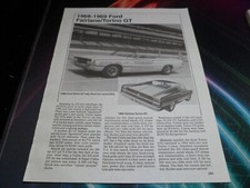 Original 1968-1969 Ford Fairlane/Torino GT & 1969 Torino Talladega write-up