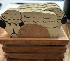 Sheep Coasters Handcrafted