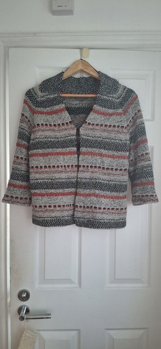 Crochet knit hippy cardigan - knit,