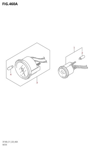 Suzuki genuine tachometer - genuine,