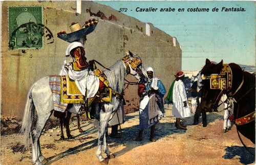 Old postcard tunisia - postcard,