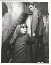 SUSAN GEORGE ALL NEAT IN BLACK STOCKINGS VINTAGE 10x8 PHOTO n3