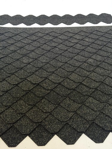 Set roof shingles - set, bird