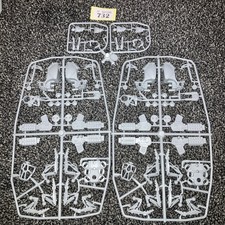 28mm sci fi / airfix Robo Gear Spider Walker X 2 War walker