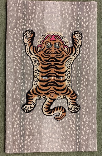 Tibetan tiger rugs - tibetan, handmade