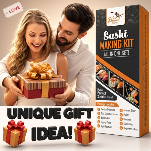 Sushi making kit bamboo rice - sushi,