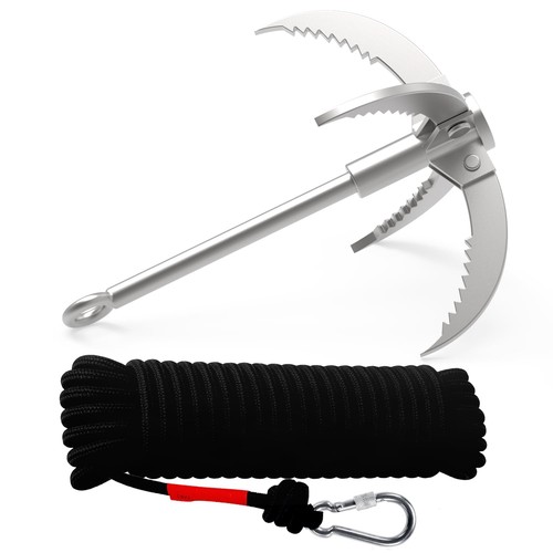 Stainless steel grappling - steel, hook