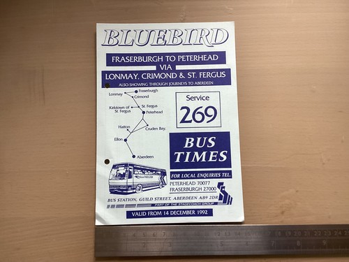 Northern scottish bluebird - bluebird, bus