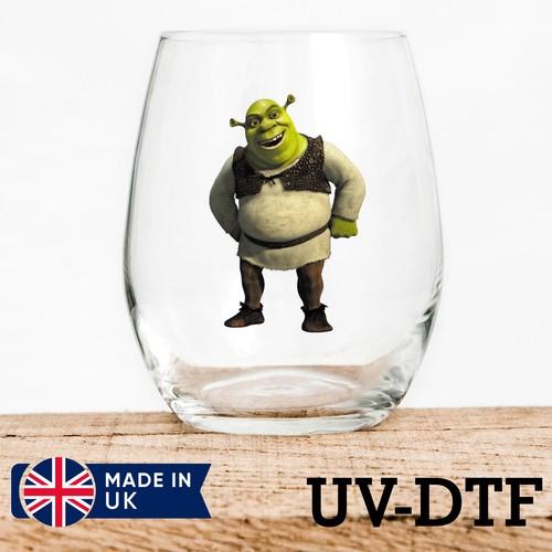 Shrek 8pcs dtf stickers - shrek,