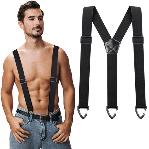 Extra wide unisex suspenders - unisex,