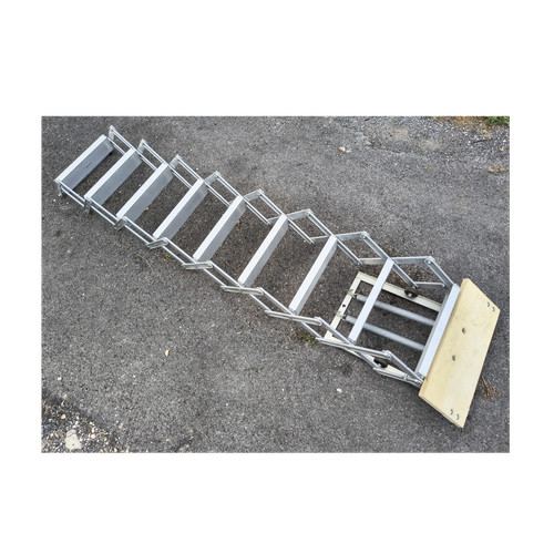 Concertina loft ladder with - concertina,