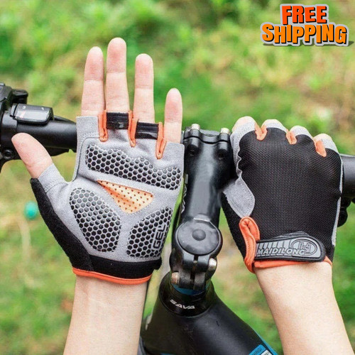 Men cycling gloves half finger - men,