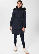 Hobbs Tali Navy Puffer Coat Jacket. Size 10 regular.  Cost £179.  BNWT