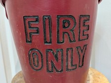 Vintage Fire Bucket Red