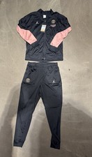 Nike Jordan PSG Paris Full Tracksuit Jacket & Joggers - Black - Size Medium