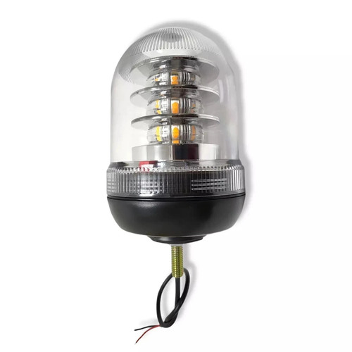 Clear lens amber led - clear, flashing