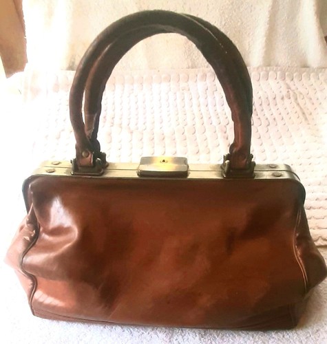 Vintage leather frame - vintage, leather,