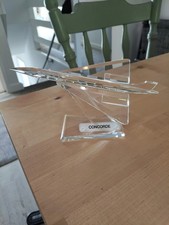 Concorde Glass Aeroplane Ornament