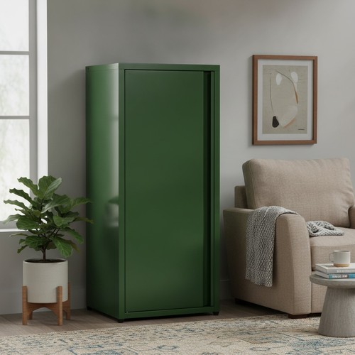 Metal storage cabinet - cabinet, door