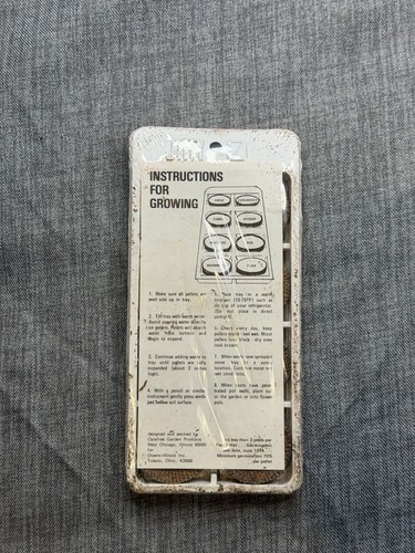 Vintage 1974 jiffy peat - 1974,