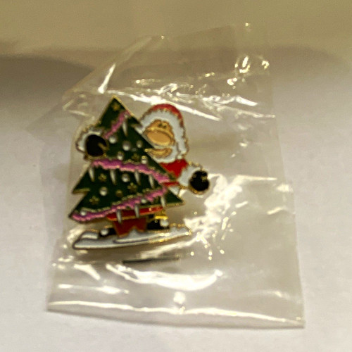 Enamel christmas santa claus - christmas,