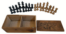 Vintage staunton chess set - vintage,