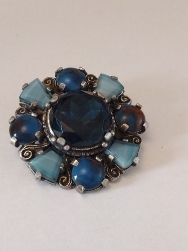 Vintage miracle blue glass - vintage,
