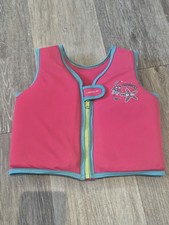 Speedo Kids Life Jacket Swimming Floating Zip Pool Vest 2-4 Yrs