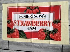 Robertson's Strawberry Jam Vintage Advertising Tea Towel