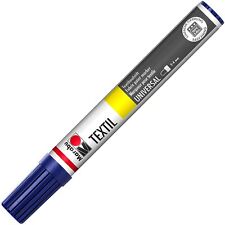 Marabu Textil Painter Fabric Marker Pen 2-4mm Dark Blue