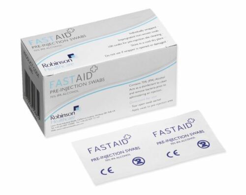 Pre injection swabs 70 - -, 70%