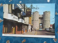 Vintage 1970s Canterbury Westgate Old Cars Real Photo Postcard