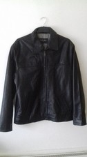 Woodland Men's Black 100% Leather Jacket - Size L