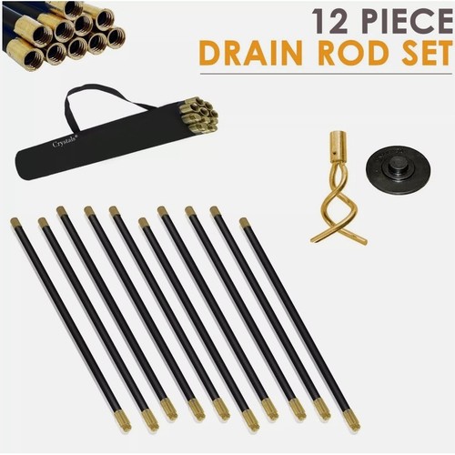 Piece drain rods set 9m - drain,