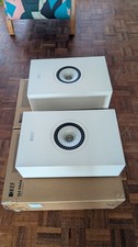 Pair of KEF Q4 Meta Speakers In White Immaculate Condition Boxed