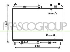 Fits NISSAN MICRA C+C Convertible Radiator 2005- (5458)