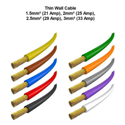Thin wall single core stranded - thin,