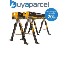 Roughneck 35-602 COLT 600E Sawhorse Trestle Twin Pack Heavy Duty Steel ROU35602