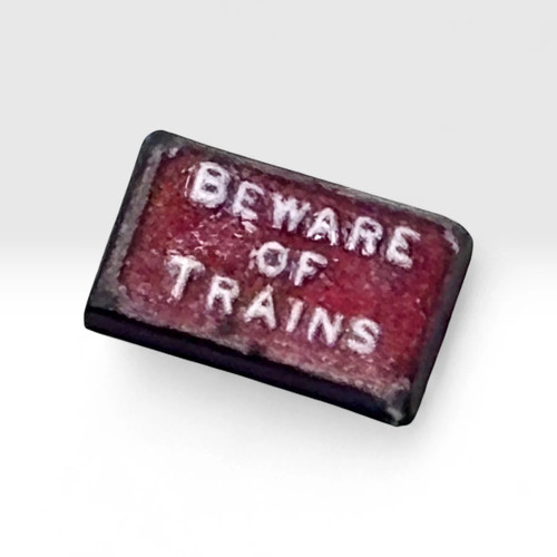 Beware trains textured - 'beware, trains'