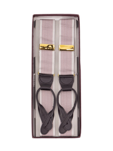 Burgundy silver woven - silver, albert