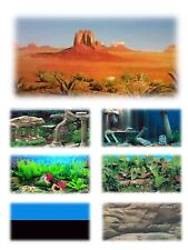Aquarium Fish Tank Vivarium Background Picture Poster 24" tall/drop/height ref04